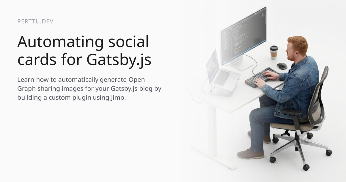 Automating social cards for Gatsby.js