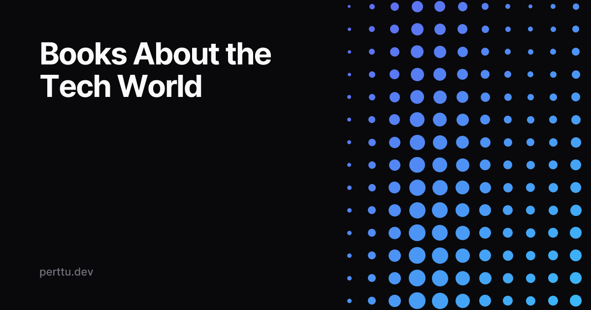 Cover image for Books About the Tech World