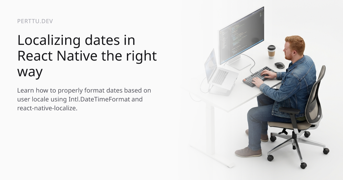 Localizing dates in React Native the right way