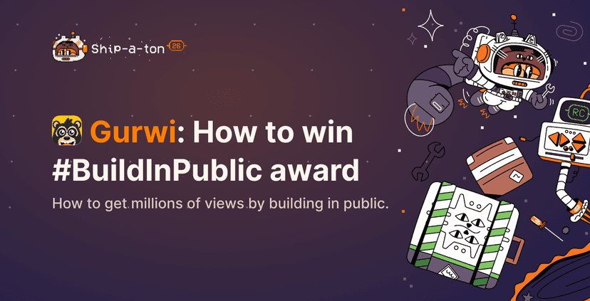 Cover image for How Gurwi won Shipaton’s Build in Public Award